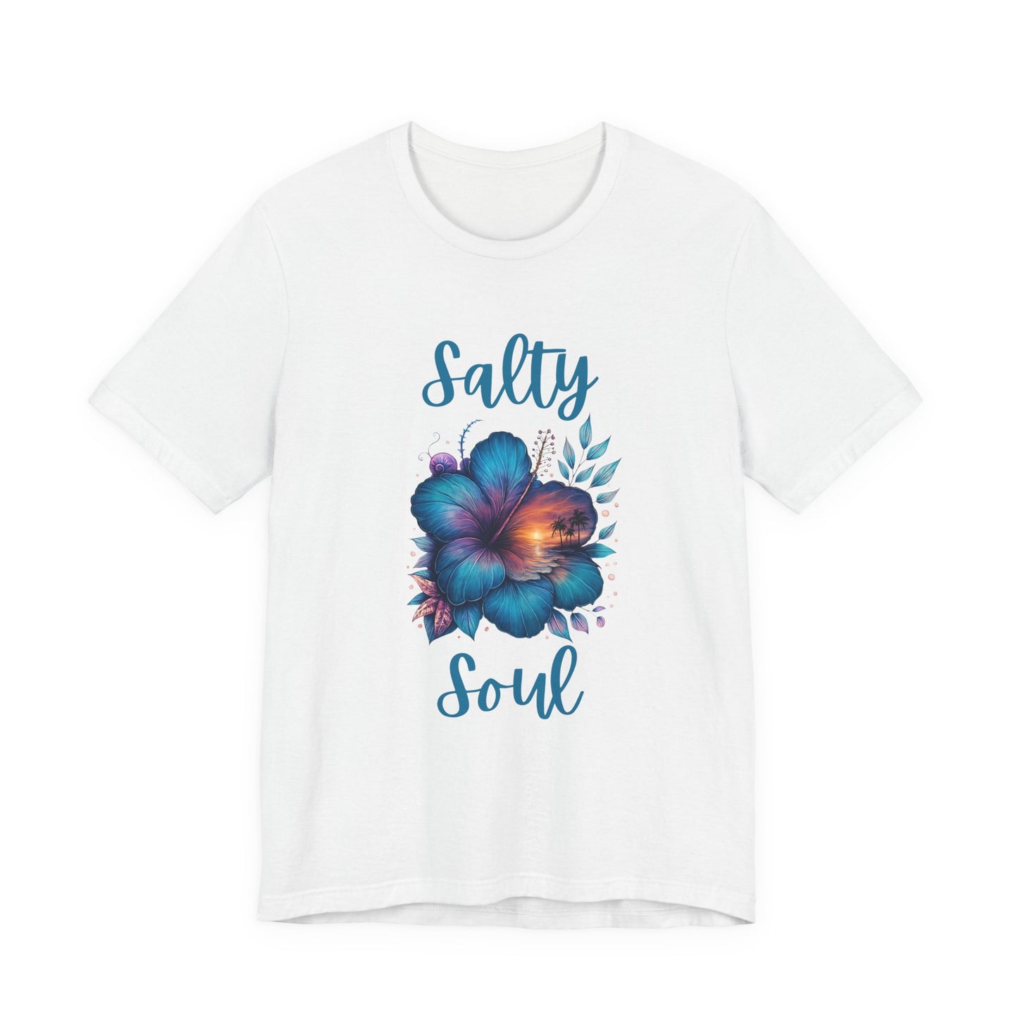 Summer Salty Soul T-shirt, Trendy Summer Shirt, Retro Summer T-shirt - PopCultureByDesign36