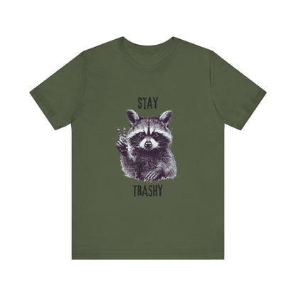 Stay Trashy Raccoon Shirt, Raccoon Shirt Funny, Cool Vintage Style Raccoon Shirt - PopCultureByDesign36