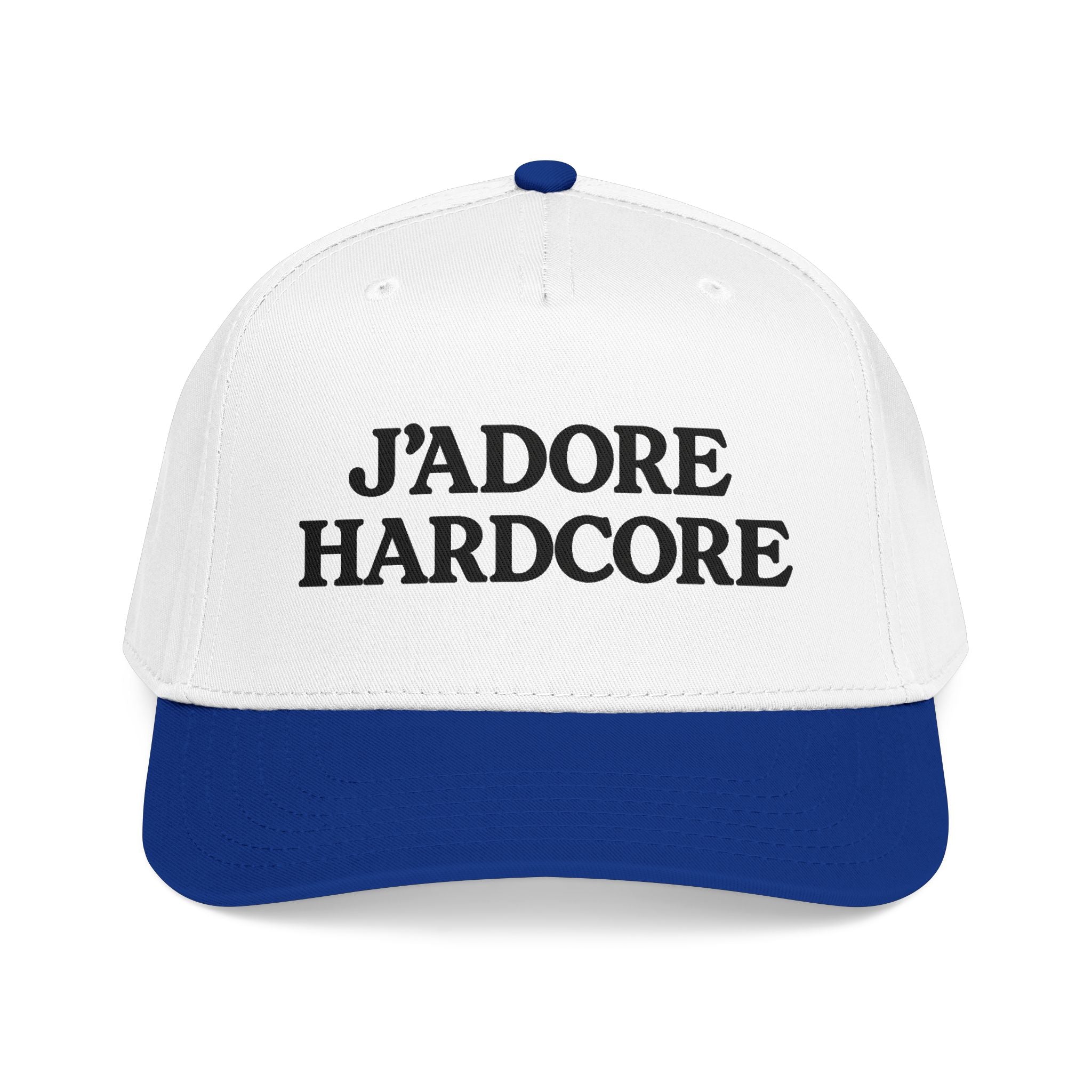 Jadore Hardcore Baseball Cap — Mid Profile by PopCultureByDesign36