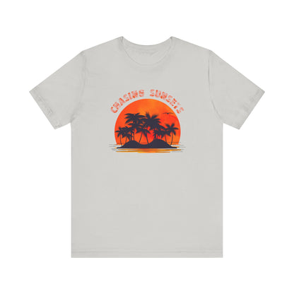 Vintage Palm Tree Shirt, Chasing Sunsets T-Shirt, Nature Shirt, Palm Beach Shirt - PopCultureByDesign36