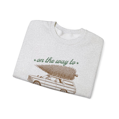 On The Way To Christmas, Xmas Sweatshirt, Family Christmas, Christmas Jolly - PopCultureByDesign36