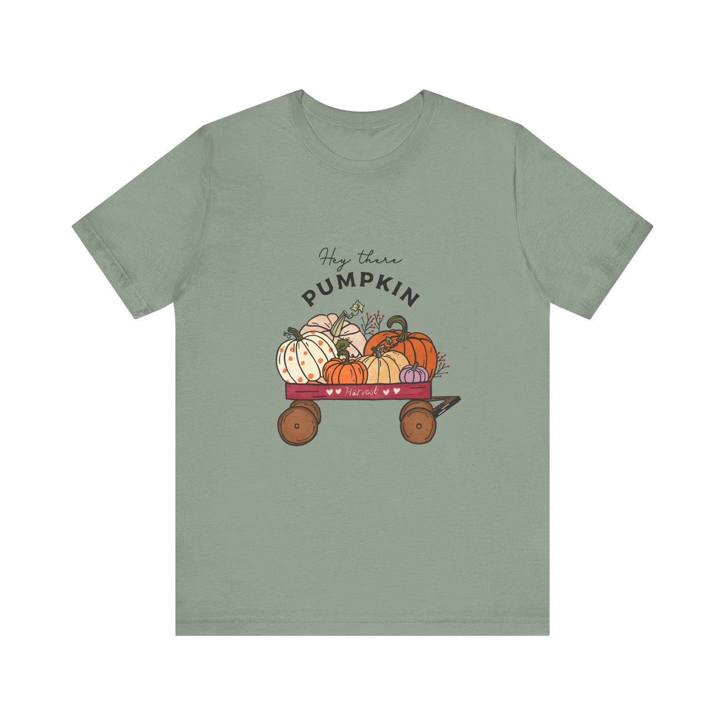 Hey There Pumpkin Unisex Tee, Autumn Halloween Pumpkin T-Shirt - PopCultureByDesign36