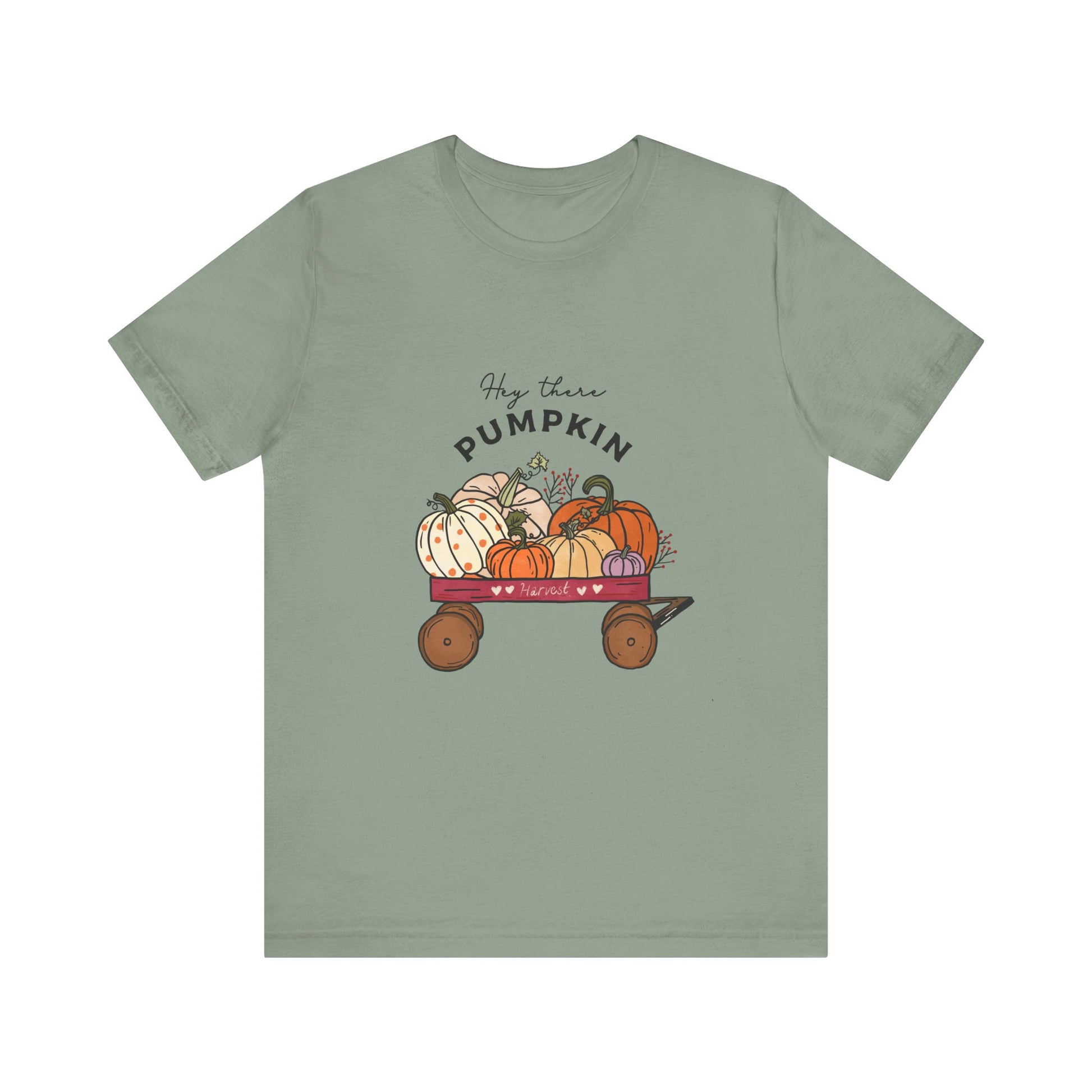 Hey There Pumpkin Unisex Tee, Autumn Halloween Pumpkin T-Shirt - PopCultureByDesign36