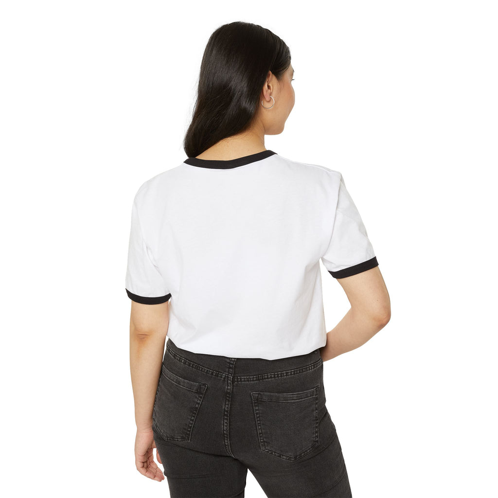 J'Adore Hardcore Ringer T-Shirt — Bold French-Inspired Statement Tee by PopCultureByDesign36