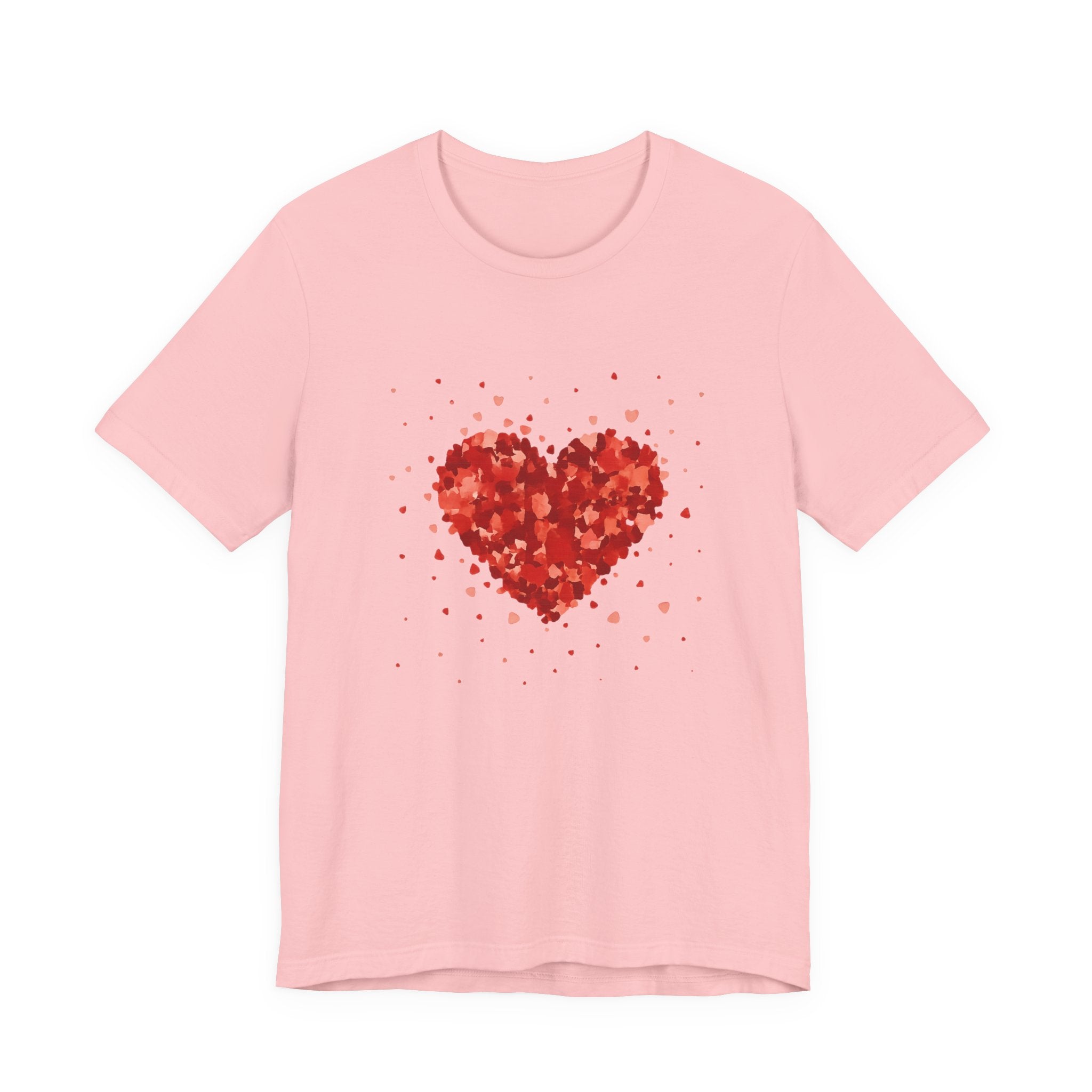 Valentine Watercolor Heart Tee — Love Graphic T-Shirt by PopCultureByDesign36