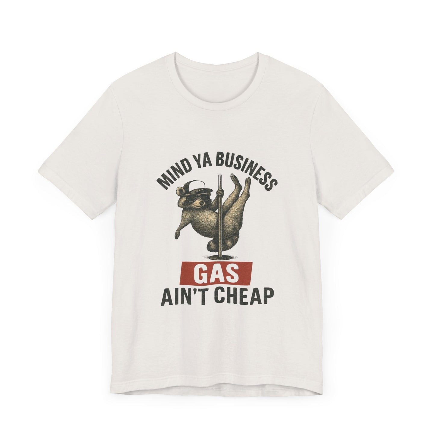 Funny Raccoon Pole Dancing Unisex Tee, Humorous Graphic Tee, - PopCultureByDesign36