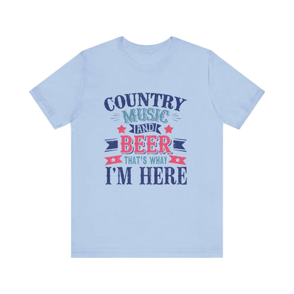 Country Music and Beer Shirt, Country Music Lover, Old Rodeo Shirt - PopCultureByDesign36