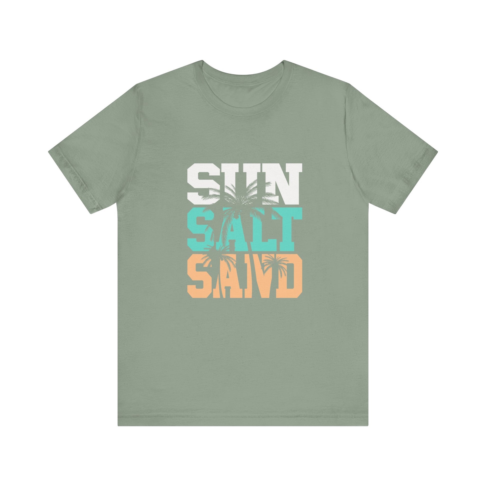 Sun Salt Sand Beach Shirt, Summer Ocean Vacation T-Shirt, Coastal Surf Lover Gift - PopCultureByDesign36