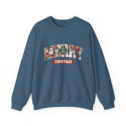 Christmas Sweatshirt, Christmas Gift Women, Merry Christmas Sweatshirt - PopCultureByDesign36