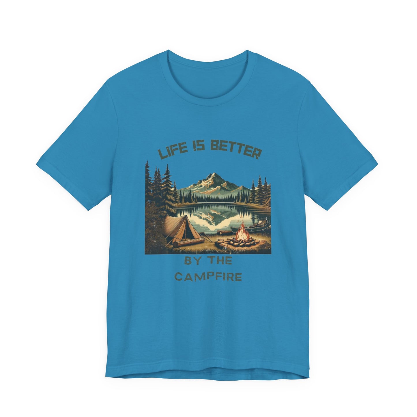 Camping by the lake, Camping shirt, Adventure shirt, Outdoor shirt - PopCultureByDesign36