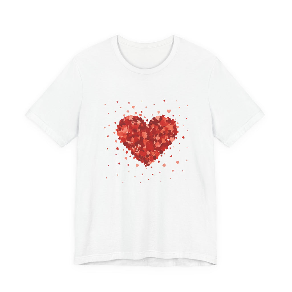 Valentine Watercolor Heart Tee — Love Graphic T-Shirt by PopCultureByDesign36