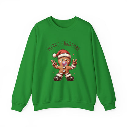 Funny Christmas Gingerbread Sweatshirt, Christmas Cookie Shirt, Christmas Santa - PopCultureByDesign36
