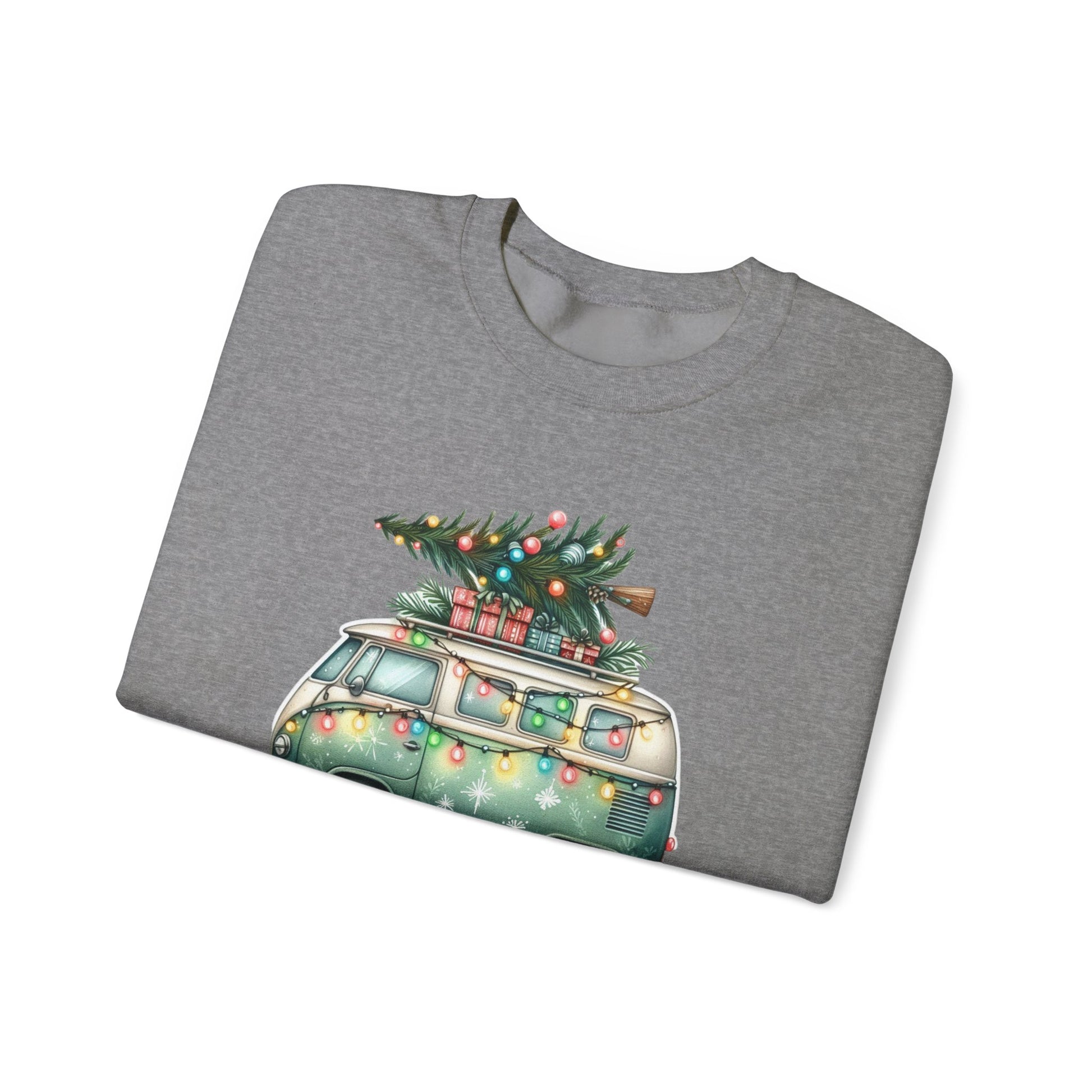 Jingle All The Way Sweatshirt, Christmas Family Sweater, Christmas Van Sweatshirt - PopCultureByDesign36