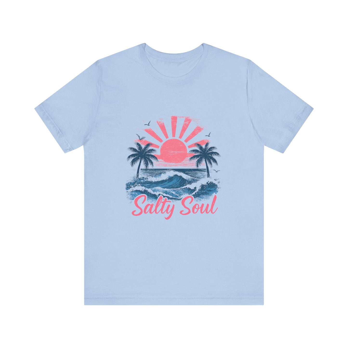 Retro Salty Soul Shirt, Summer Salty Soul T-shirt, Trendy Summer Shirt - PopCultureByDesign36