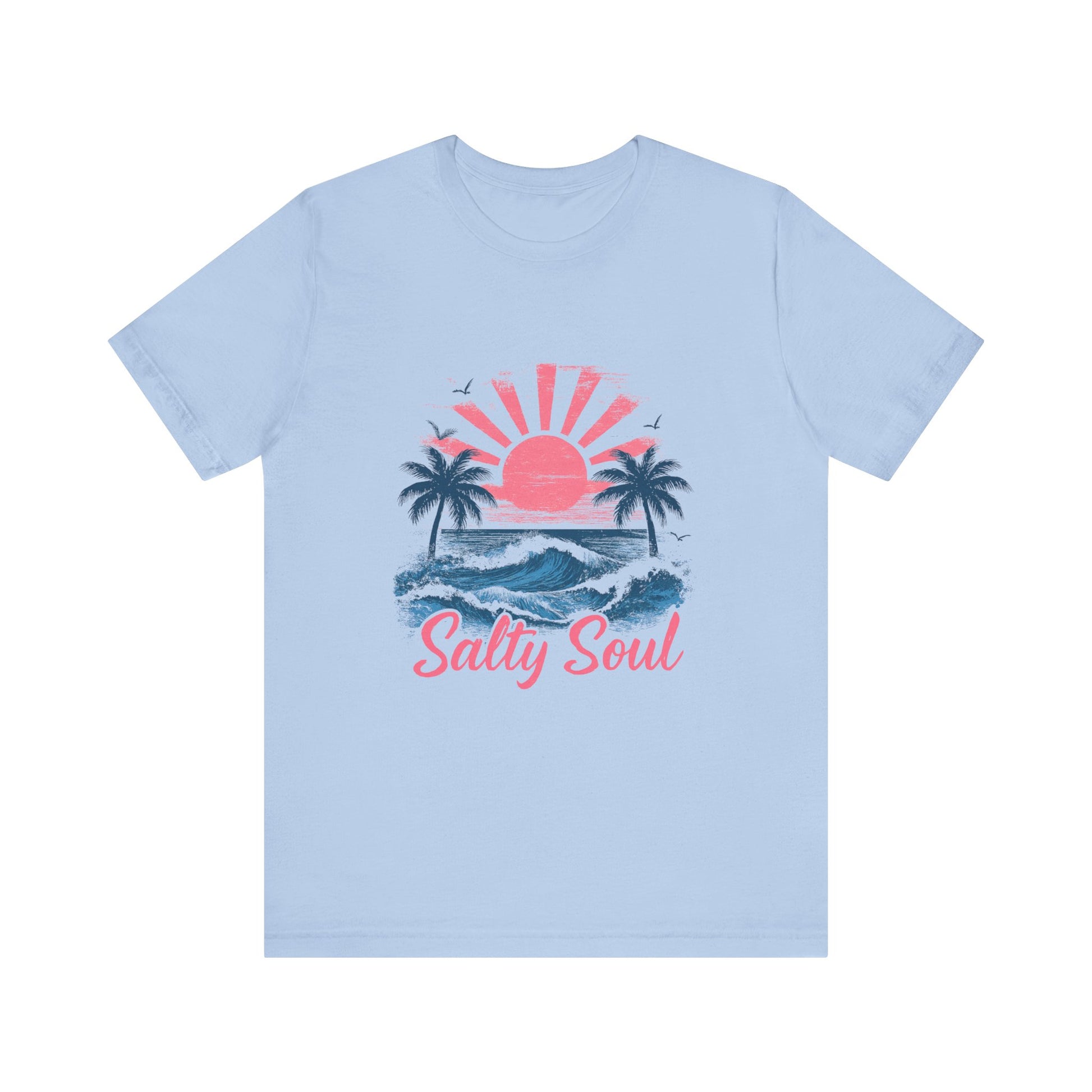 Retro Salty Soul Shirt, Summer Salty Soul T-shirt, Trendy Summer Shirt - PopCultureByDesign36
