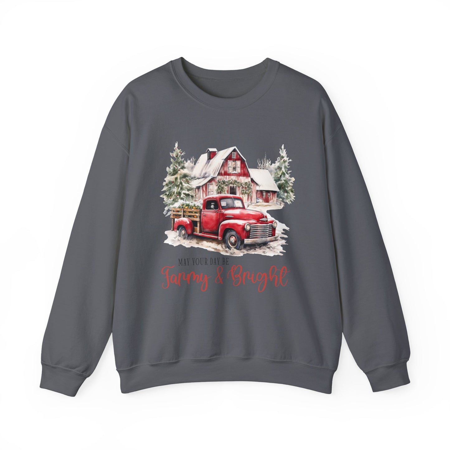 May your day be farmy and bright, Country Farm Christmas shirt - PopCultureByDesign36