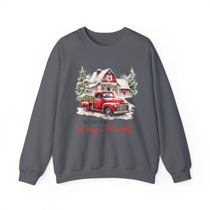 May your day be farmy and bright, Country Farm Christmas shirt - PopCultureByDesign36