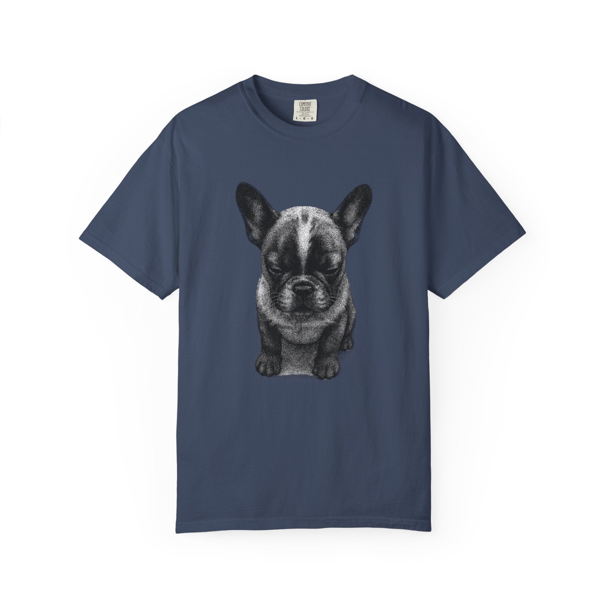 Sad French Bulldog Puppy Meme T-Shirt — Comfort Colors Style by PopCultureByDesign36