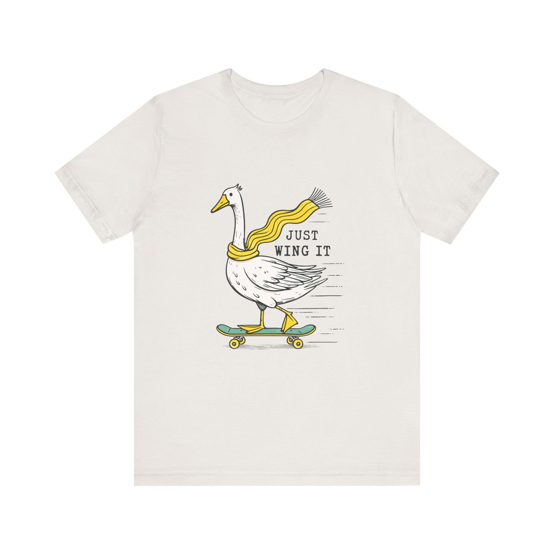 Pun Humor Bird Tee, Bird Lover Gift, Funny Bird Shirt, Skateboard Goose - PopCultureByDesign36