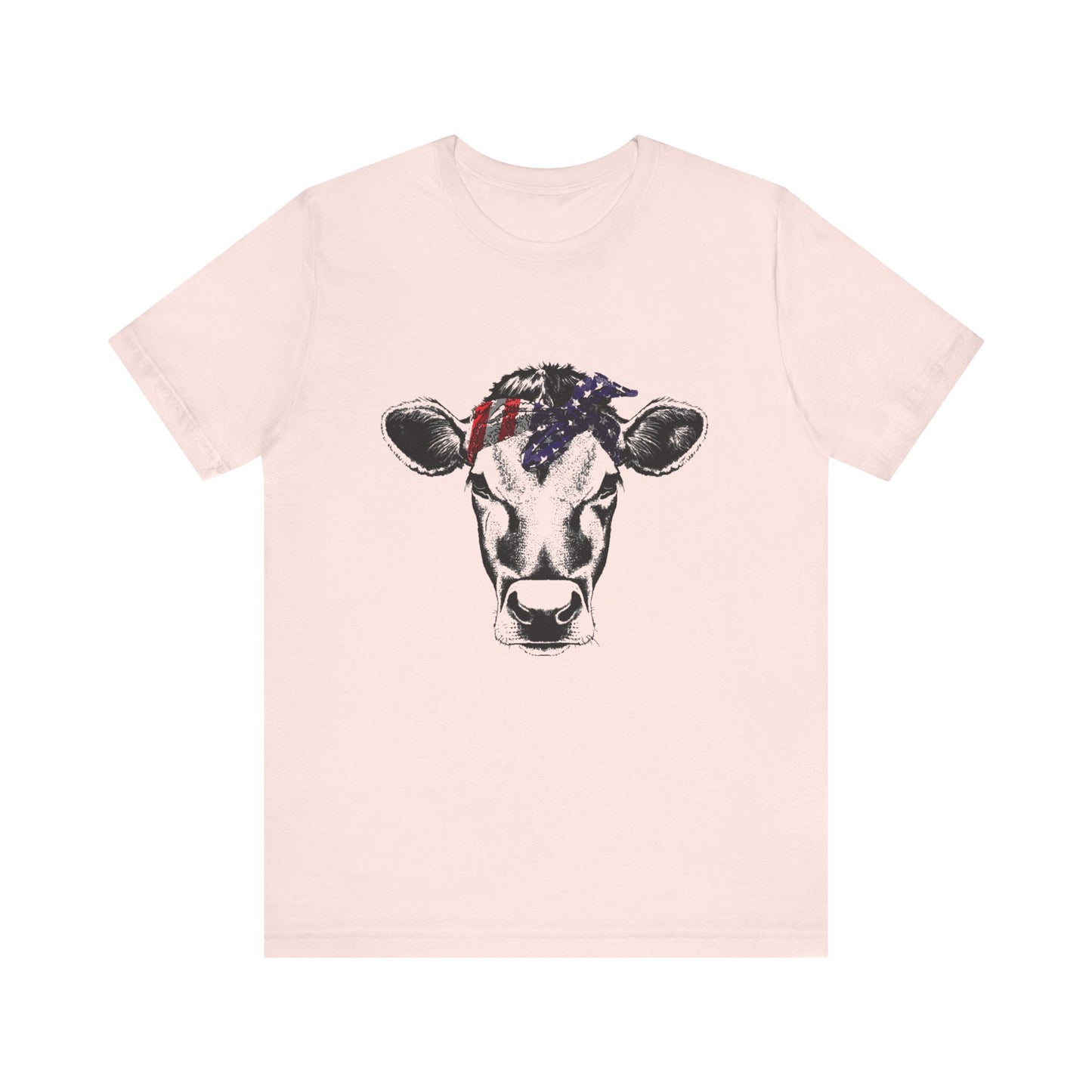 Highland Cow shirt, American Flag Shirt, Funny Cow Shirt, Independence Day - PopCultureByDesign36