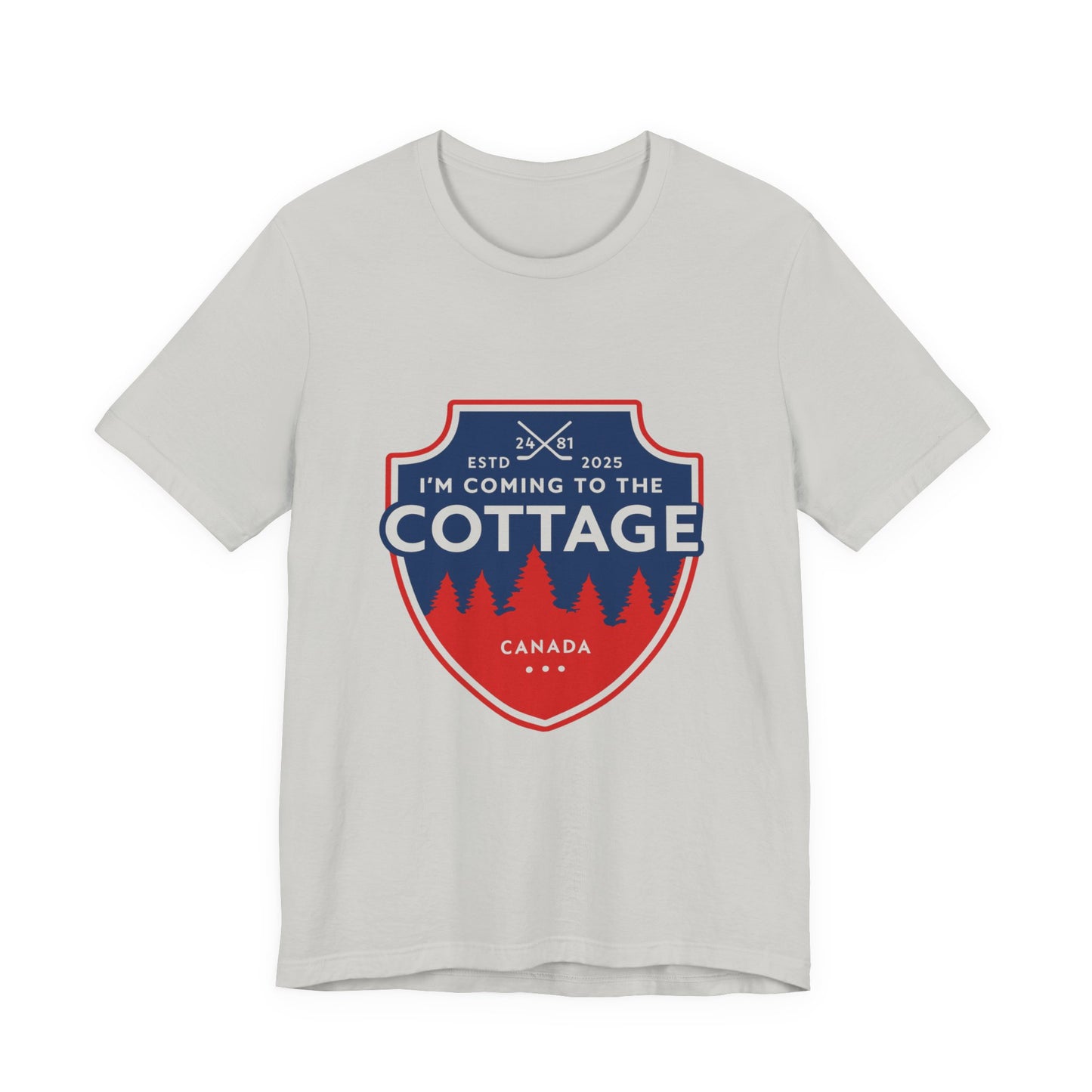 Cottage Hockey Tee — “I’m Coming to the Cottage” Canadian Hockey Lover Shirt