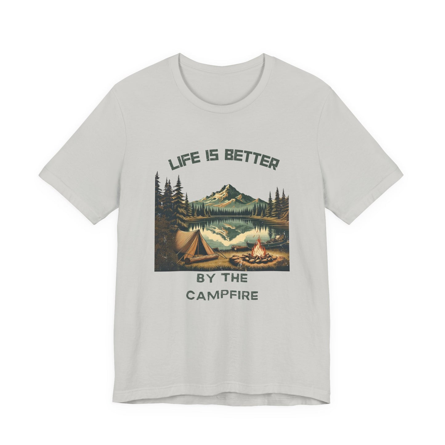 Camping by the lake, Camping shirt, Adventure shirt, Outdoor shirt - PopCultureByDesign36