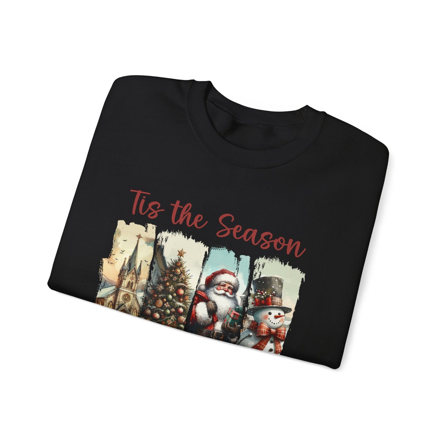 Tis The Season Sweatshirt, Merry Christmas Shirt, Christmas Sweatshirt - PopCultureByDesign36