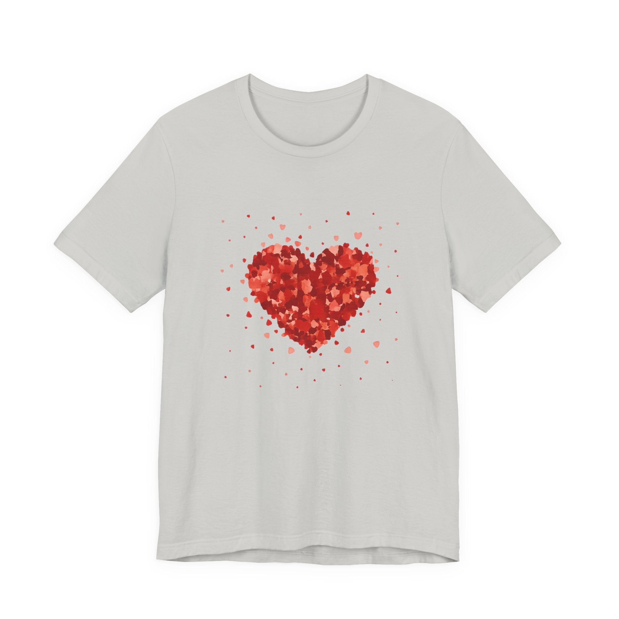Valentine Watercolor Heart Tee — Love Graphic T-Shirt by PopCultureByDesign36