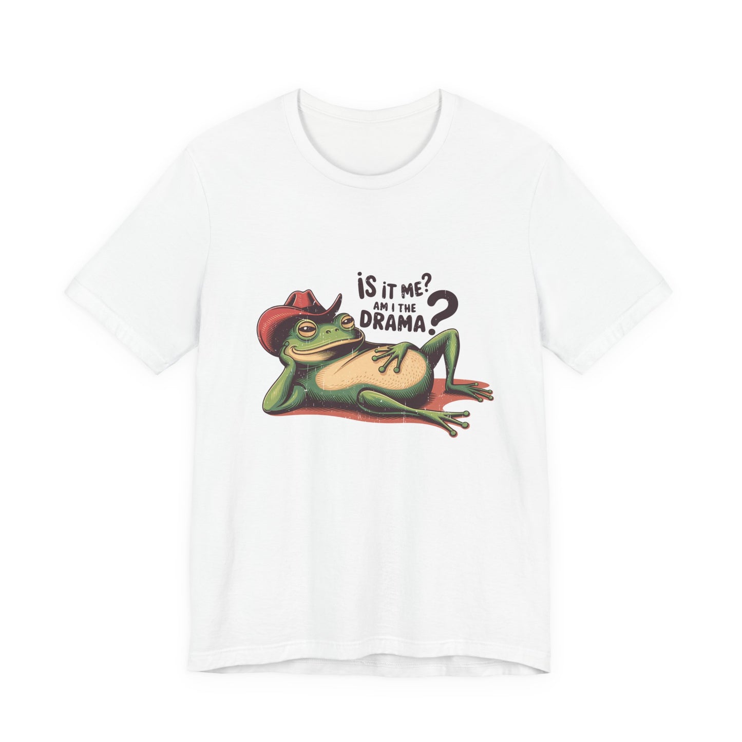 Am I The Drama Shirt, Funny Frog Joke T-Shirt, Meme Frog Shirt - PopCultureByDesign36