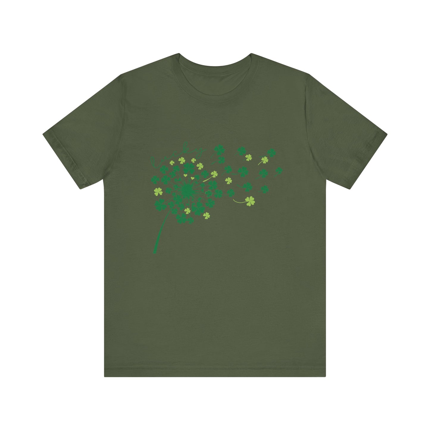 Lucky Shirt, St Patricks Day Shirt, Shamrock Heart T-Shirt - PopCultureByDesign36