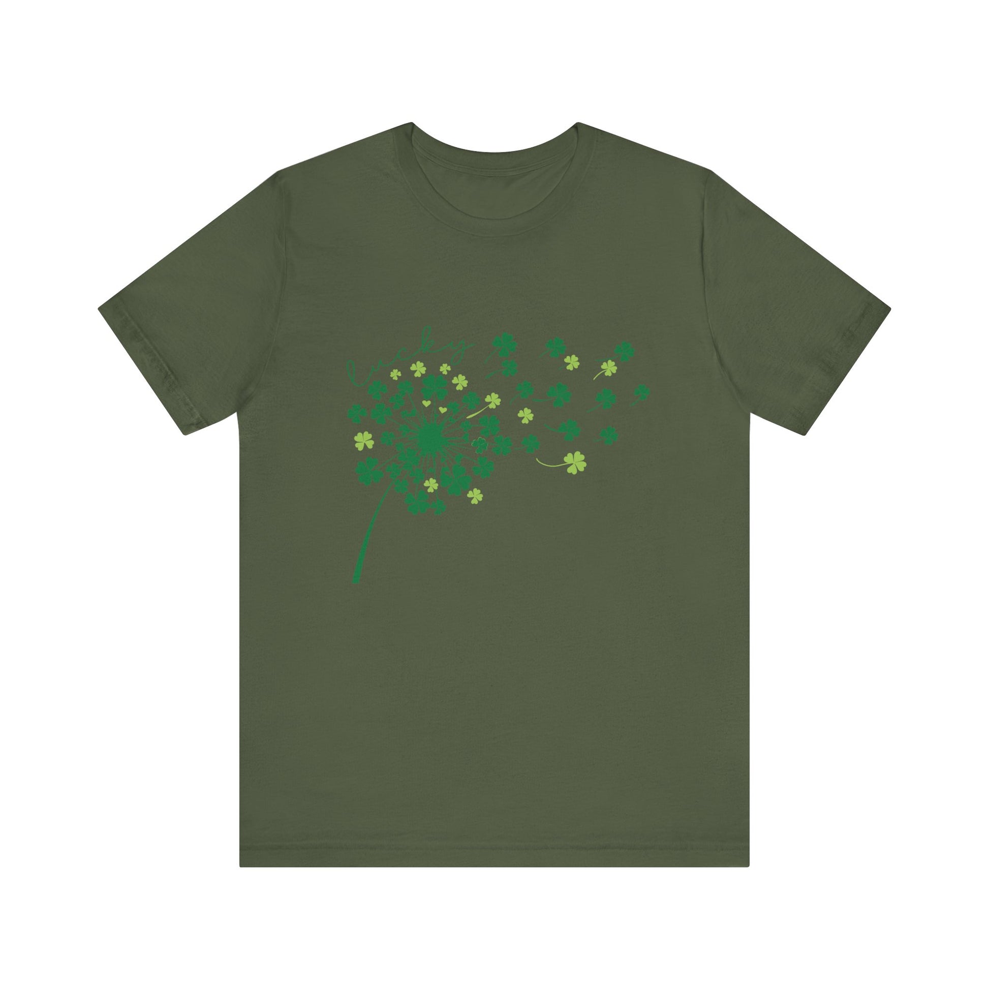 Lucky Shirt, St Patricks Day Shirt, Shamrock Heart T-Shirt - PopCultureByDesign36