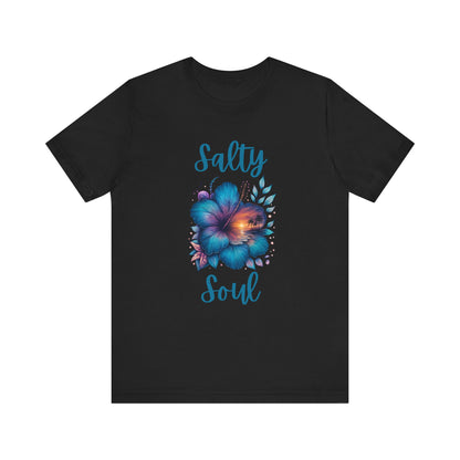 Summer Salty Soul T-shirt, Trendy Summer Shirt, Retro Summer T-shirt - PopCultureByDesign36
