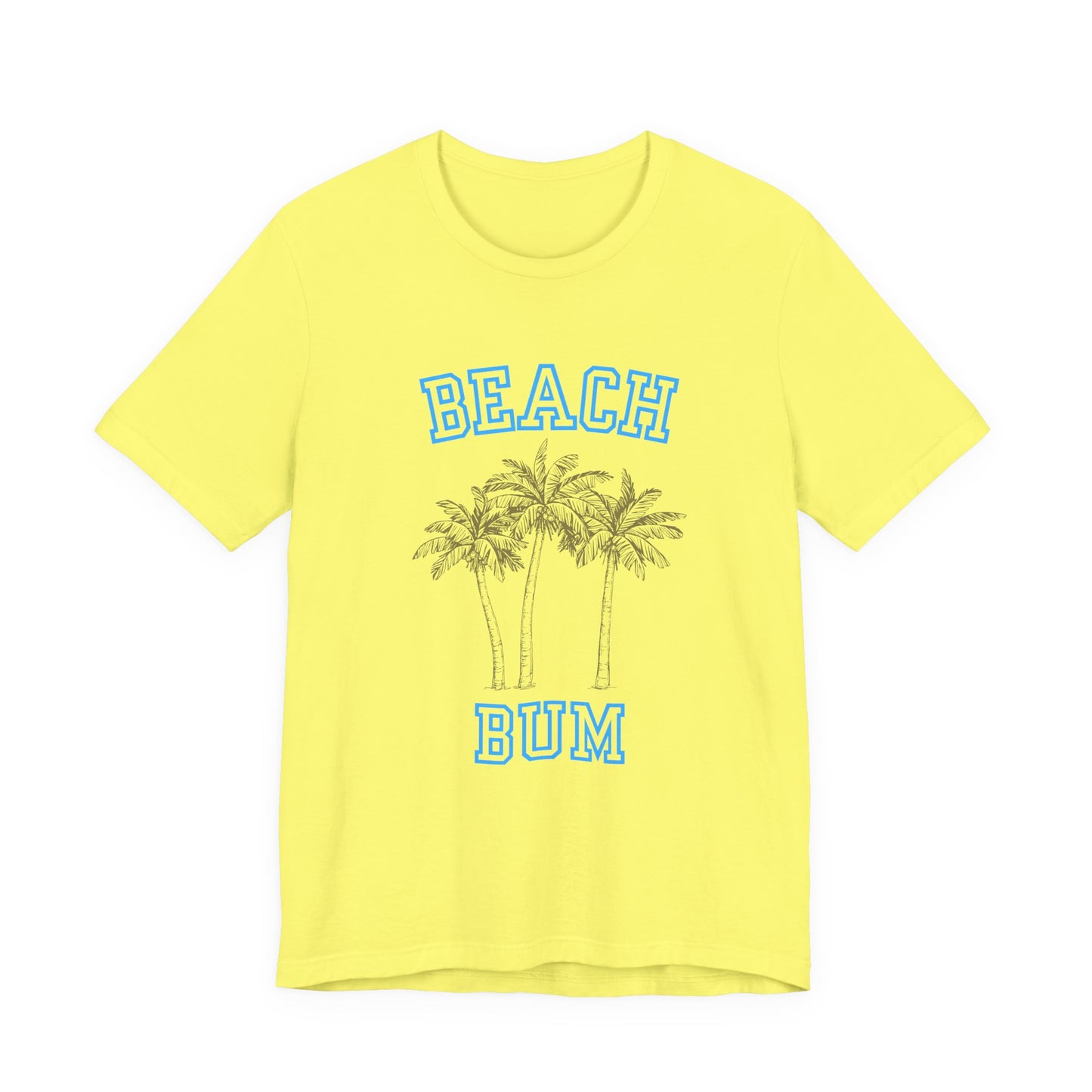 Beach Bum Palm Tree Shirt, Tropical Island Vacation Clothing, Palm Tree Lover Gift - PopCultureByDesign36