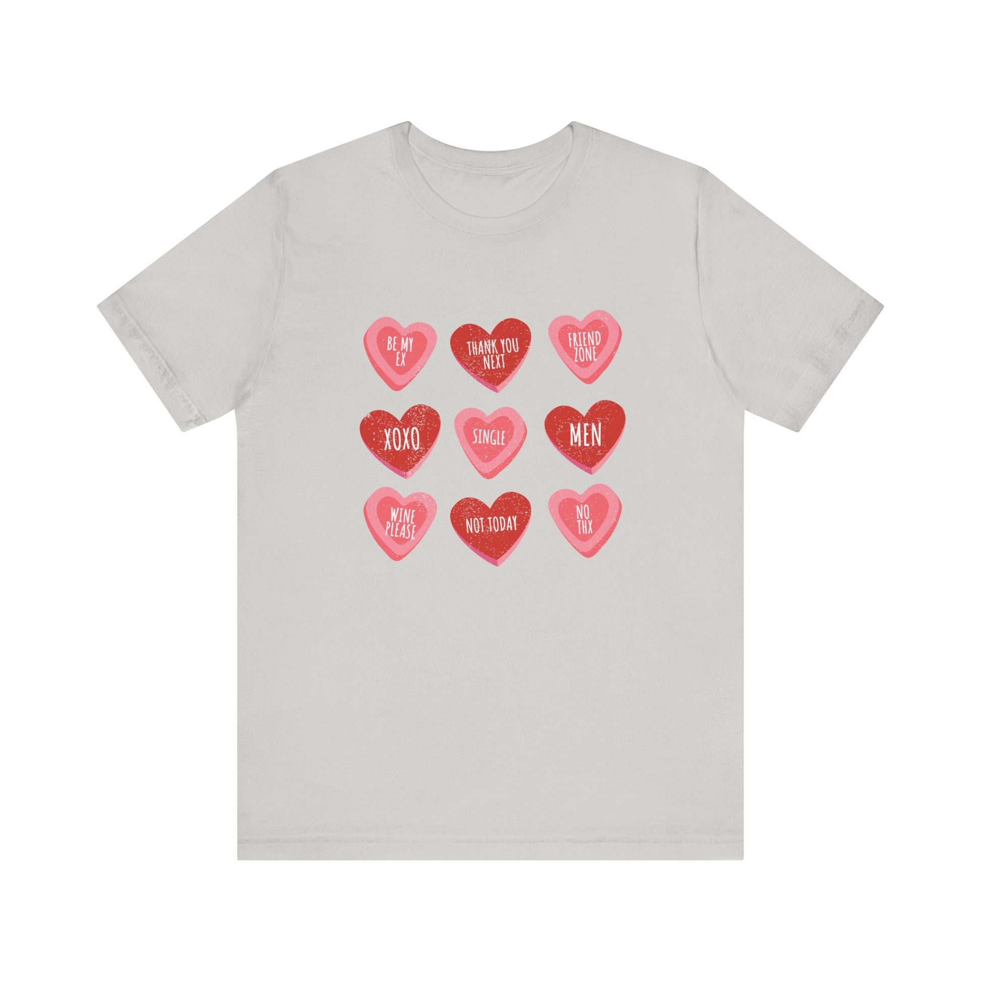 Candy Heart Shirt, Valentine's Day Gift, Conversation Hearts Shirt - PopCultureByDesign36