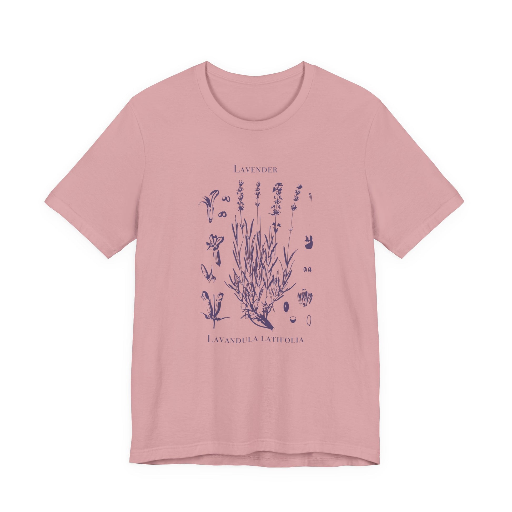 Retro Lavender Adult Shirt, Wildflowers Nature Shirt, Botanical Shirt - PopCultureByDesign36