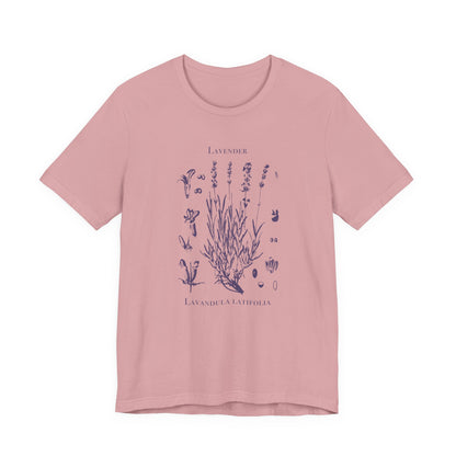 Retro Lavender Adult Shirt, Wildflowers Nature Shirt, Botanical Shirt - PopCultureByDesign36