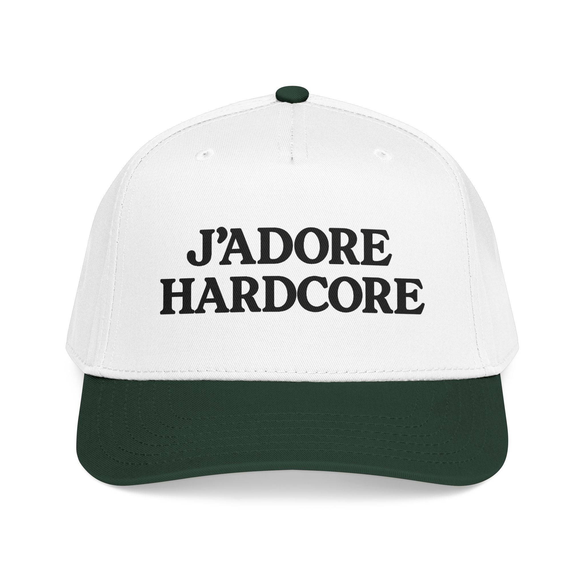 Jadore Hardcore Baseball Cap — Mid Profile by PopCultureByDesign36