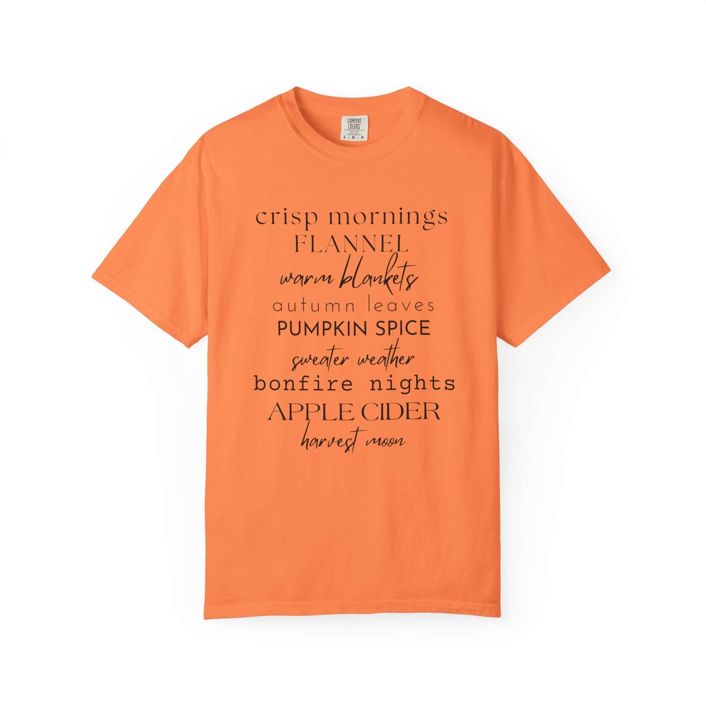 Cute Fall Comfort Colors® Shirt, Hello Fall Shirt, Fall Definition Shirt - PopCultureByDesign36