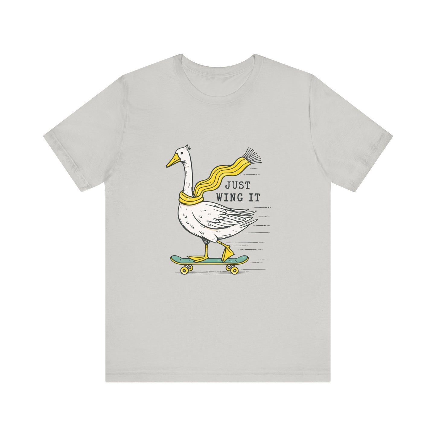 Pun Humor Bird Tee, Bird Lover Gift, Funny Bird Shirt, Skateboard Goose - PopCultureByDesign36