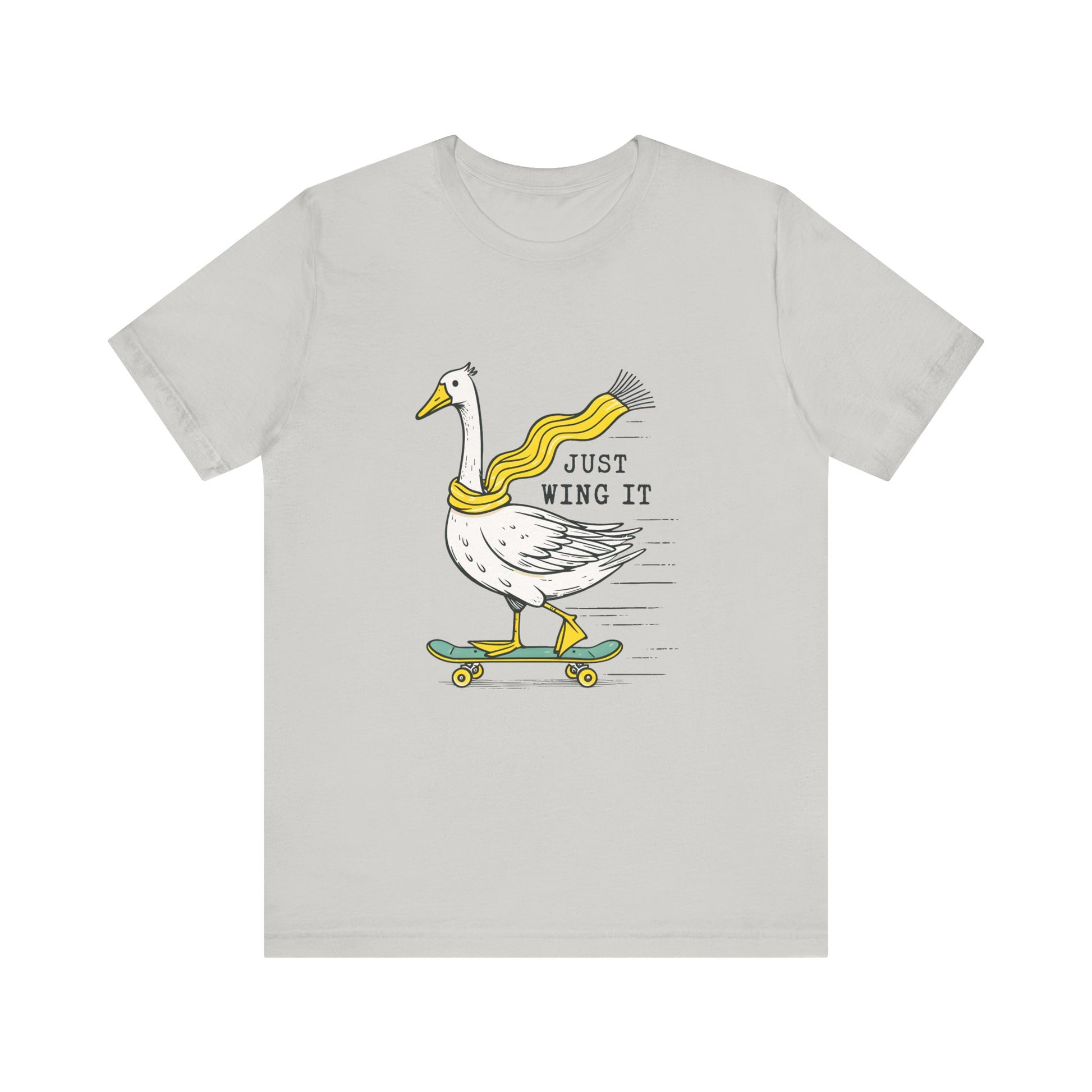 Pun Humor Bird Tee, Bird Lover Gift, Funny Bird Shirt, Skateboard Goose - PopCultureByDesign36