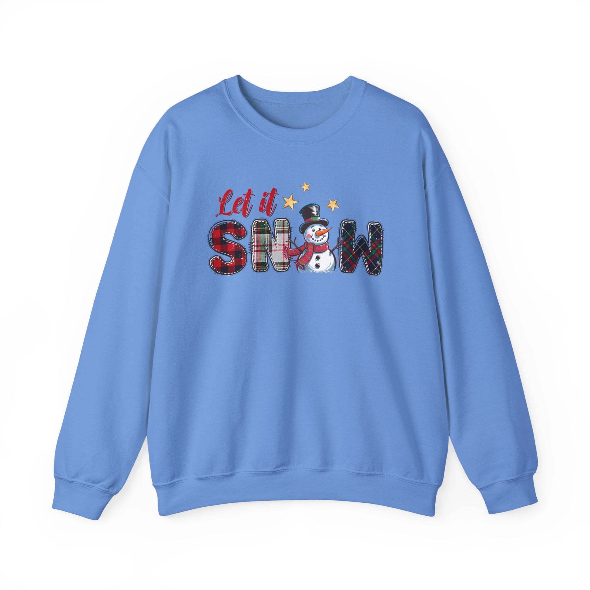 Let It Snow Sweatshirt, Christmas Tis The Season Sweatshirt, Merry Christmas - PopCultureByDesign36