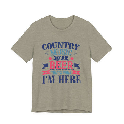 Country Music and Beer Shirt, Country Music Lover, Old Rodeo Shirt - PopCultureByDesign36