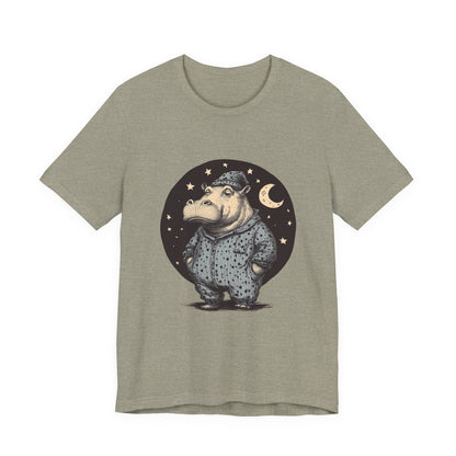 Sleepy Hippo Shirt, Funny Hippo Shirt, Cute Hippo Shirt - PopCultureByDesign36