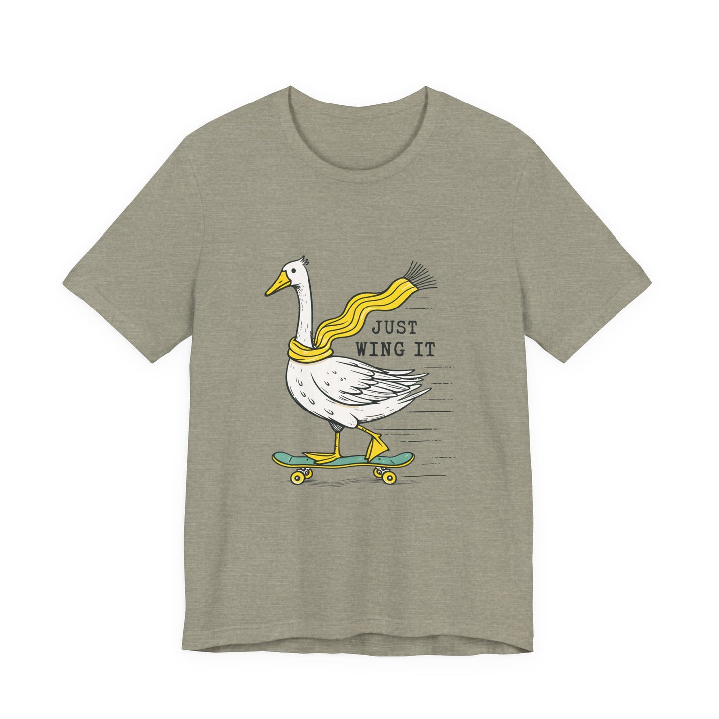 Pun Humor Bird Tee, Bird Lover Gift, Funny Bird Shirt, Skateboard Goose - PopCultureByDesign36