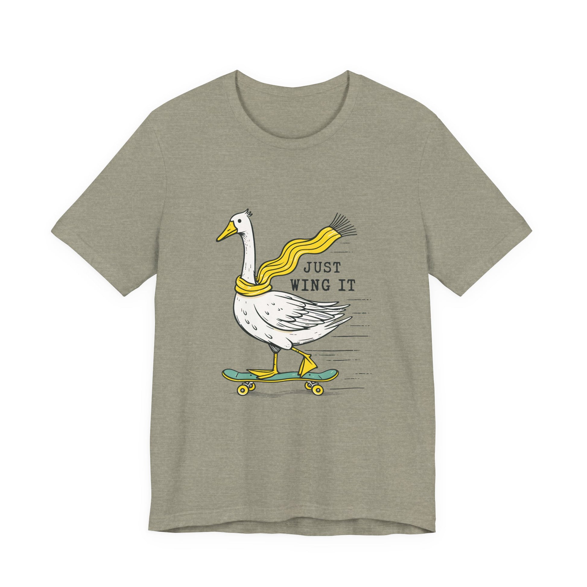 Pun Humor Bird Tee, Bird Lover Gift, Funny Bird Shirt, Skateboard Goose - PopCultureByDesign36
