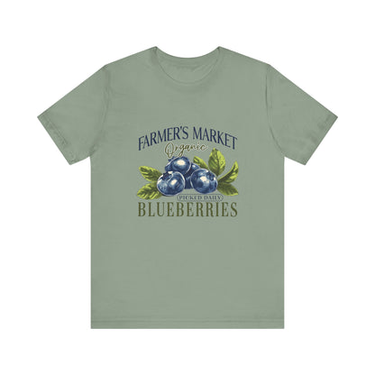 Fruit Farm Shirt, Blueberry Shirt, Cottagecore Berry Tshirt, Summer Fruit Shirt - PopCultureByDesign36