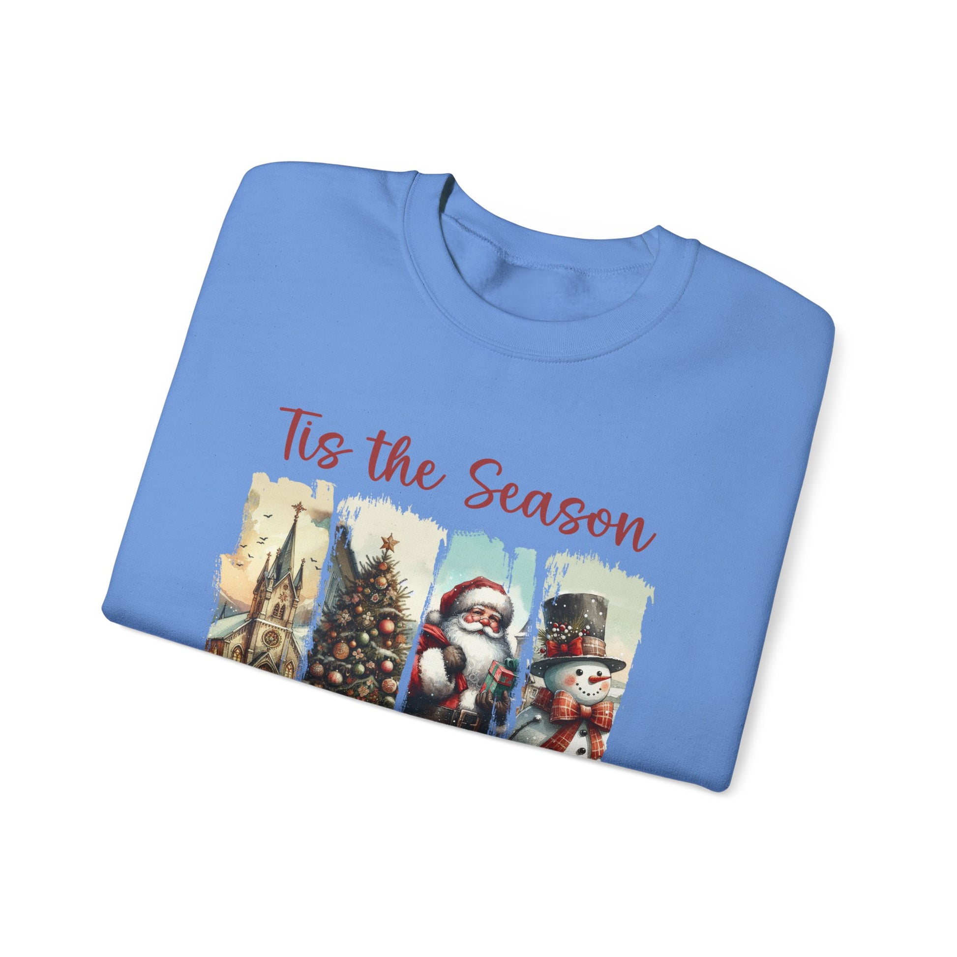 Tis The Season Sweatshirt, Merry Christmas Shirt, Christmas Sweatshirt - PopCultureByDesign36