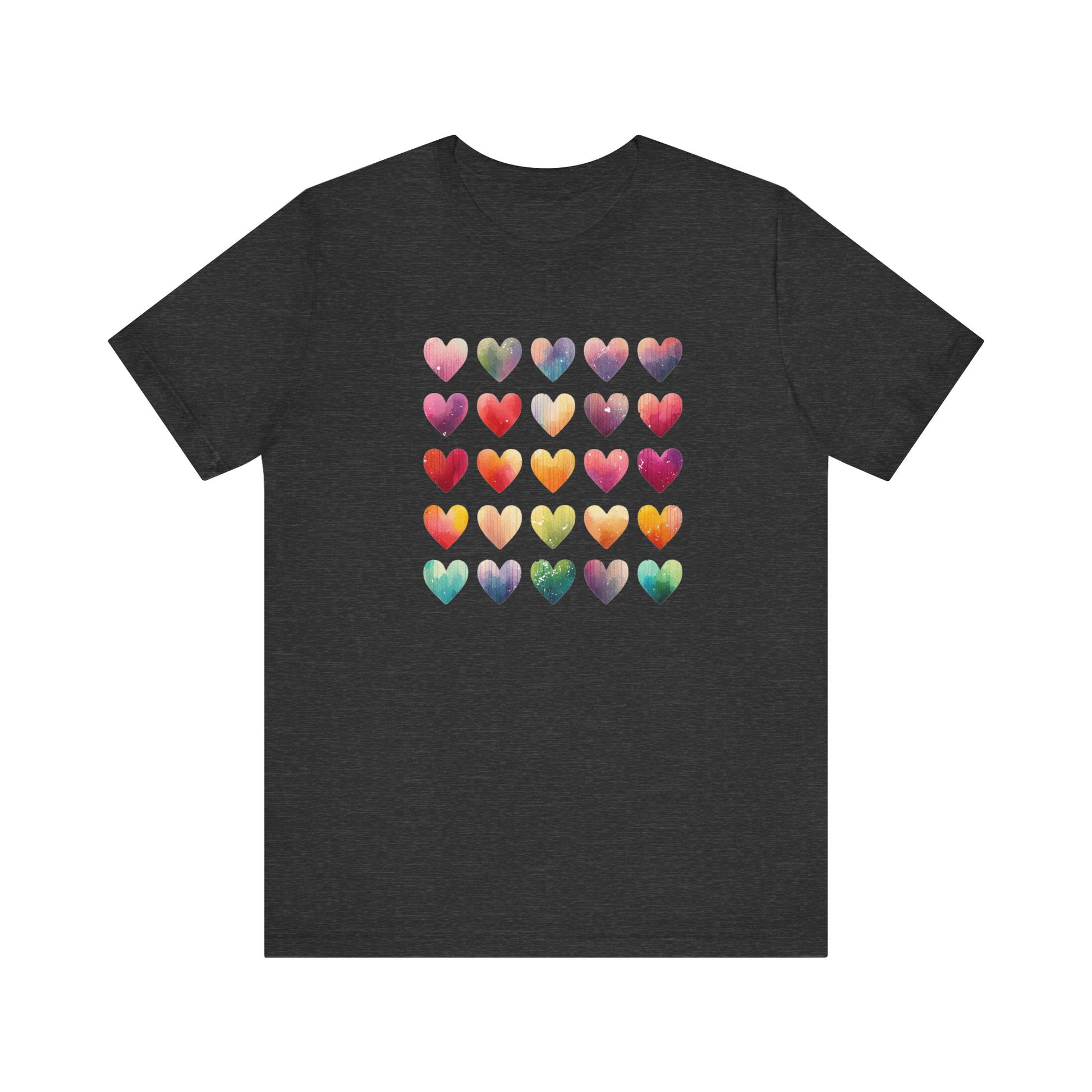 Bohemian Artsy Watercolor Shirt, Watercolor Tee, Watercolor Heart Tee - PopCultureByDesign36