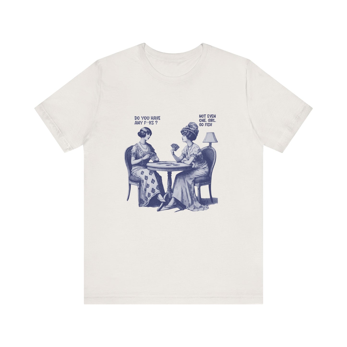 Funny Card Playing Tee, Card Playing Lovers Tee, Vintage Style Top - PopCultureByDesign36