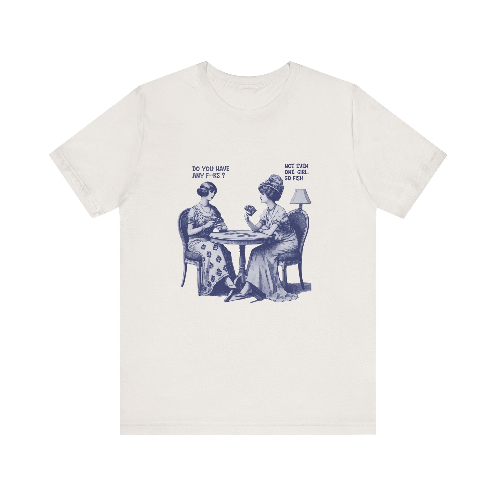 Funny Card Playing Tee, Card Playing Lovers Tee, Vintage Style Top - PopCultureByDesign36